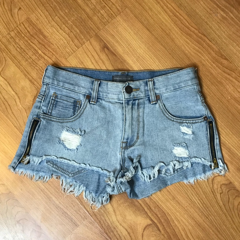 Kendall & Kylie denim shorts